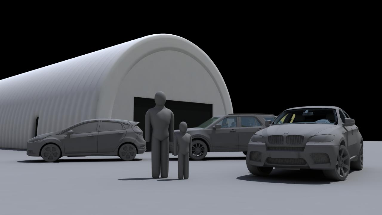 Night Simulation Tunnel Image  1